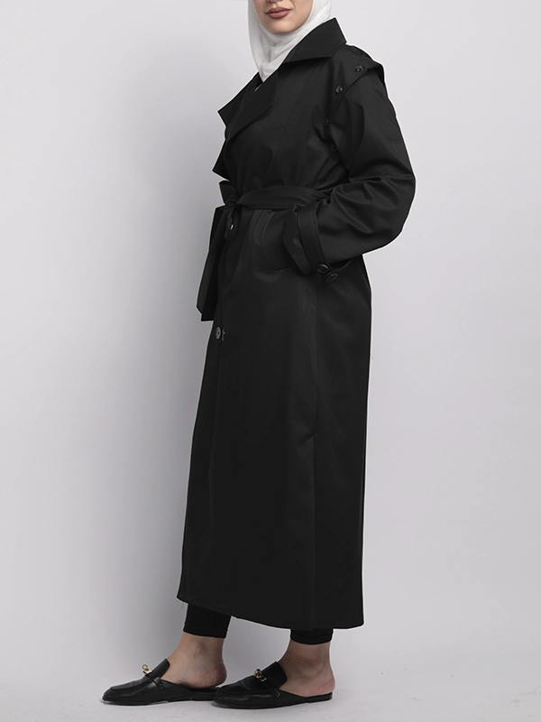 ترنش كوت الأزرار