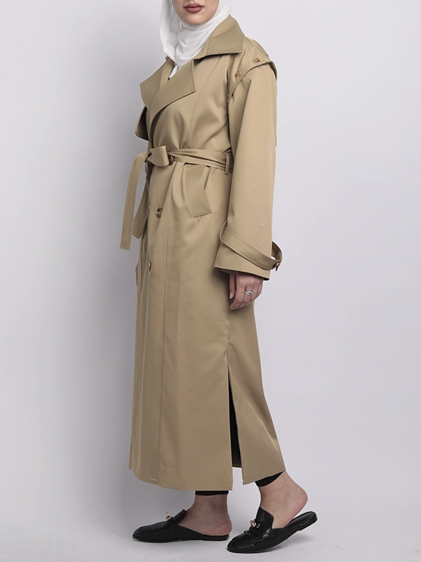 ترنش كوت الأزرار