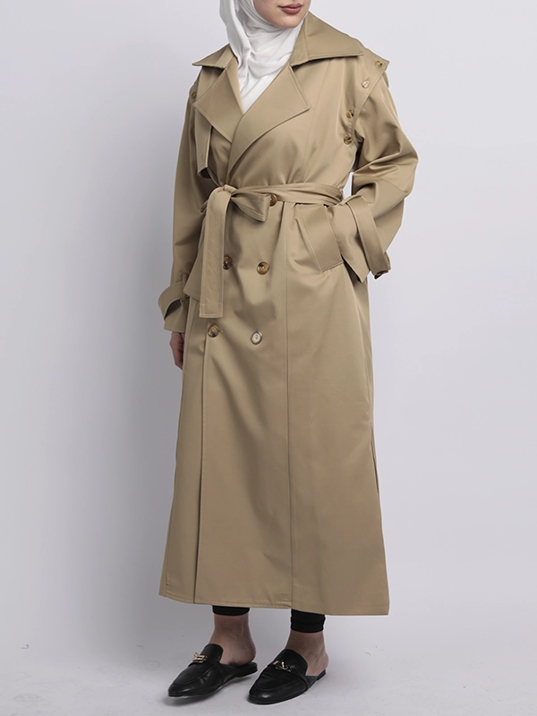 ترنش كوت الأزرار