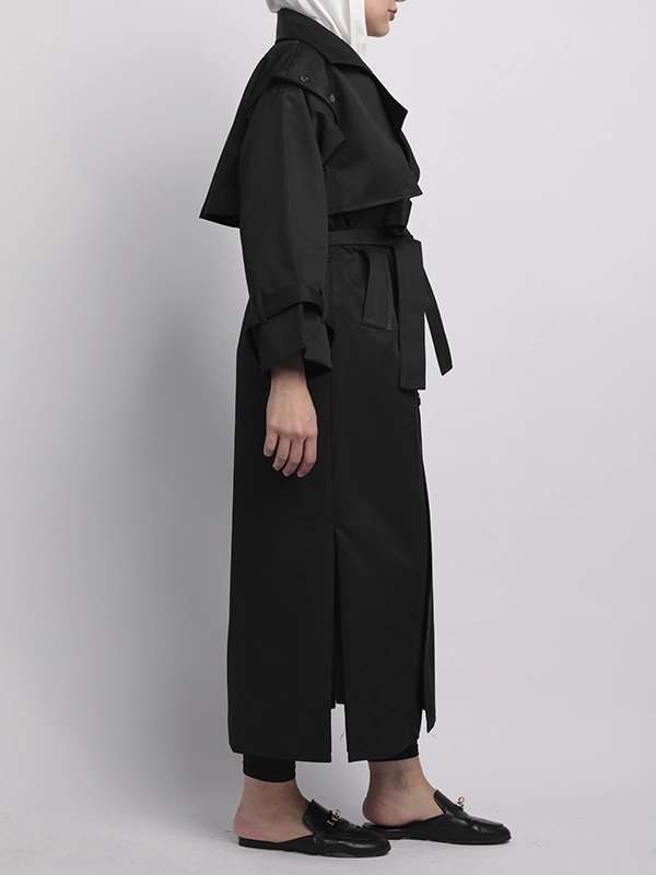 ترنش كوت الأزرار