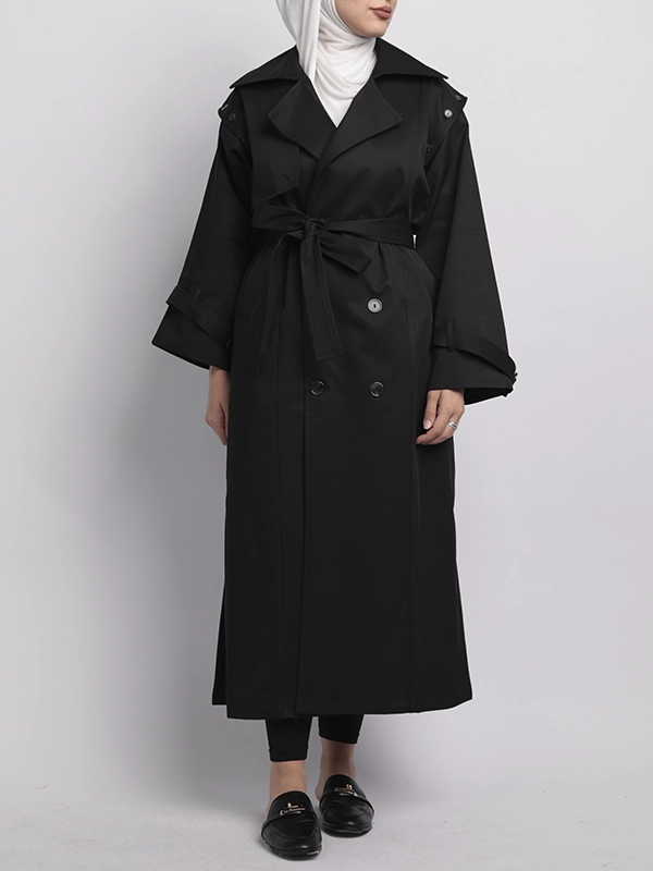 ترنش كوت الأزرار