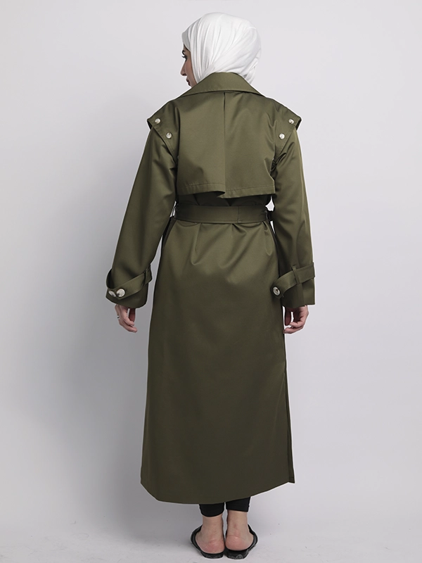 ترنش كوت الأزرار